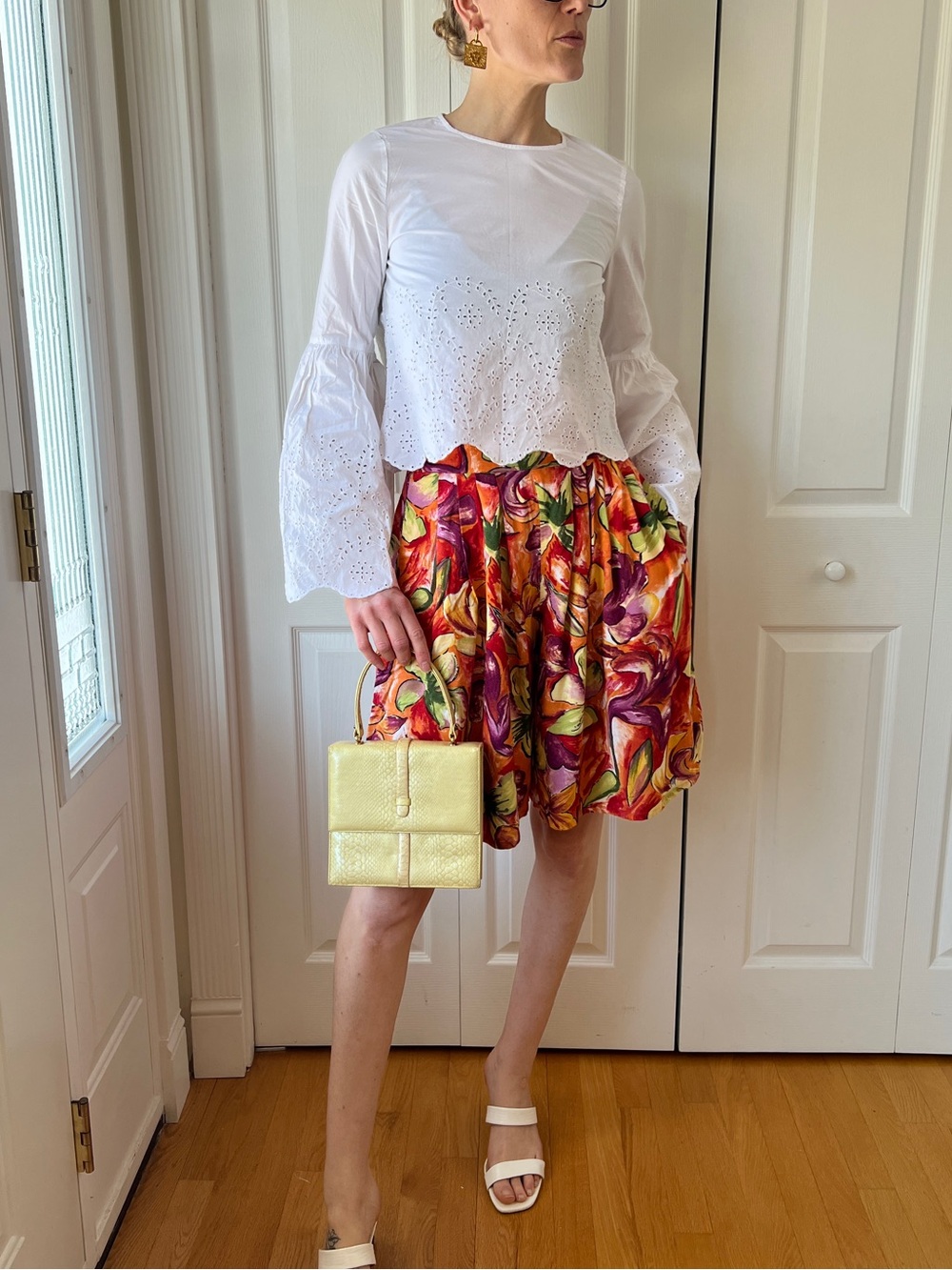 1980’s Tropical Flowers Colorful Shorts